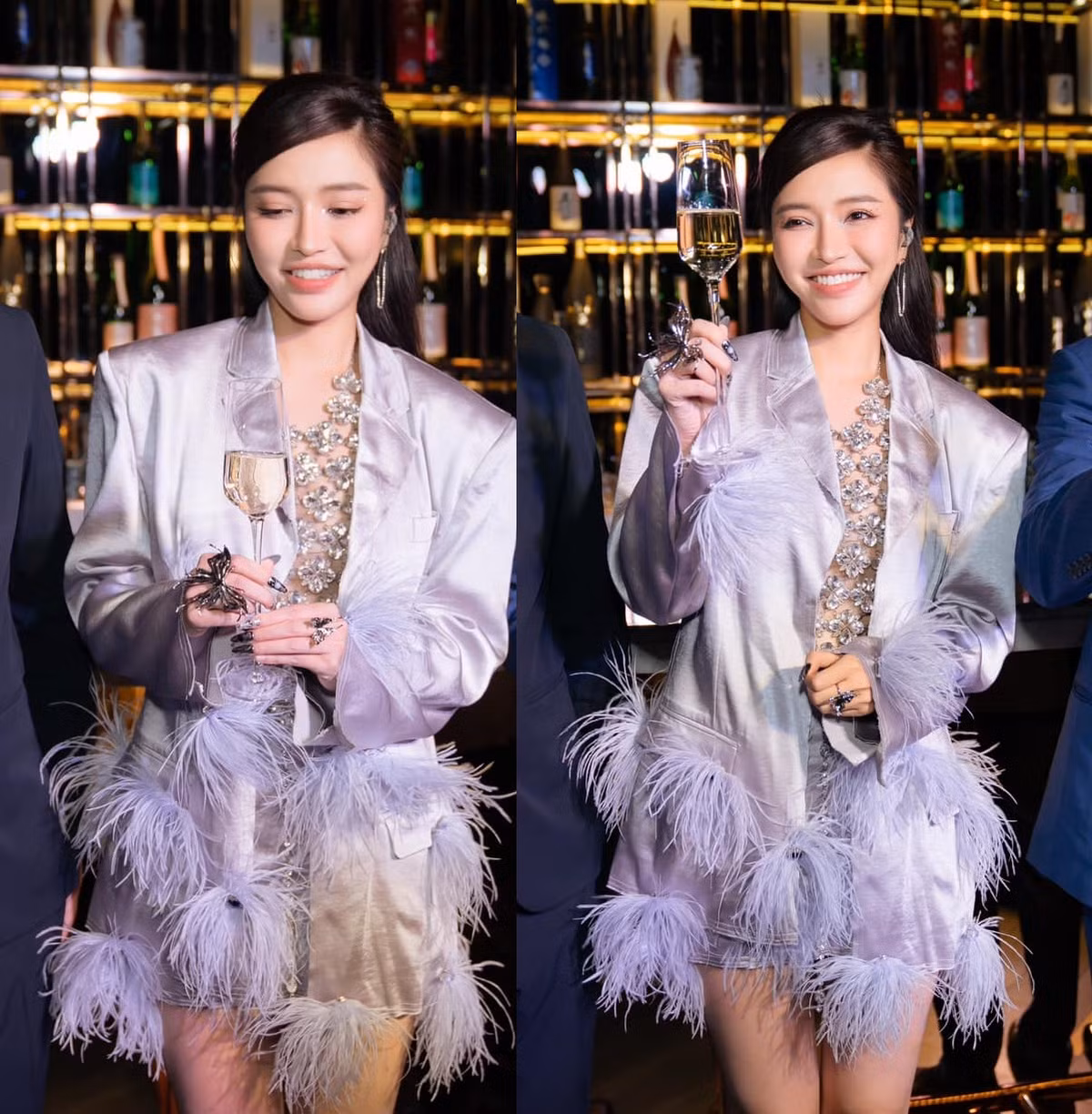 Giọng ca sinh năm 1989 xuất hiện rạng rỡ trong một sự kiện với vai trò là "người đồng hành" cho một thương hiệu.