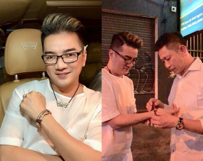 Trong một chuyến lưu diễn ở Mỹ năm 2019, nam ca sĩ còn từng được một ông chủ tiệm vàng nổi tiếng tặng chiếc lắc vàng và dây chuyền có gắn logo Mr Đàm.