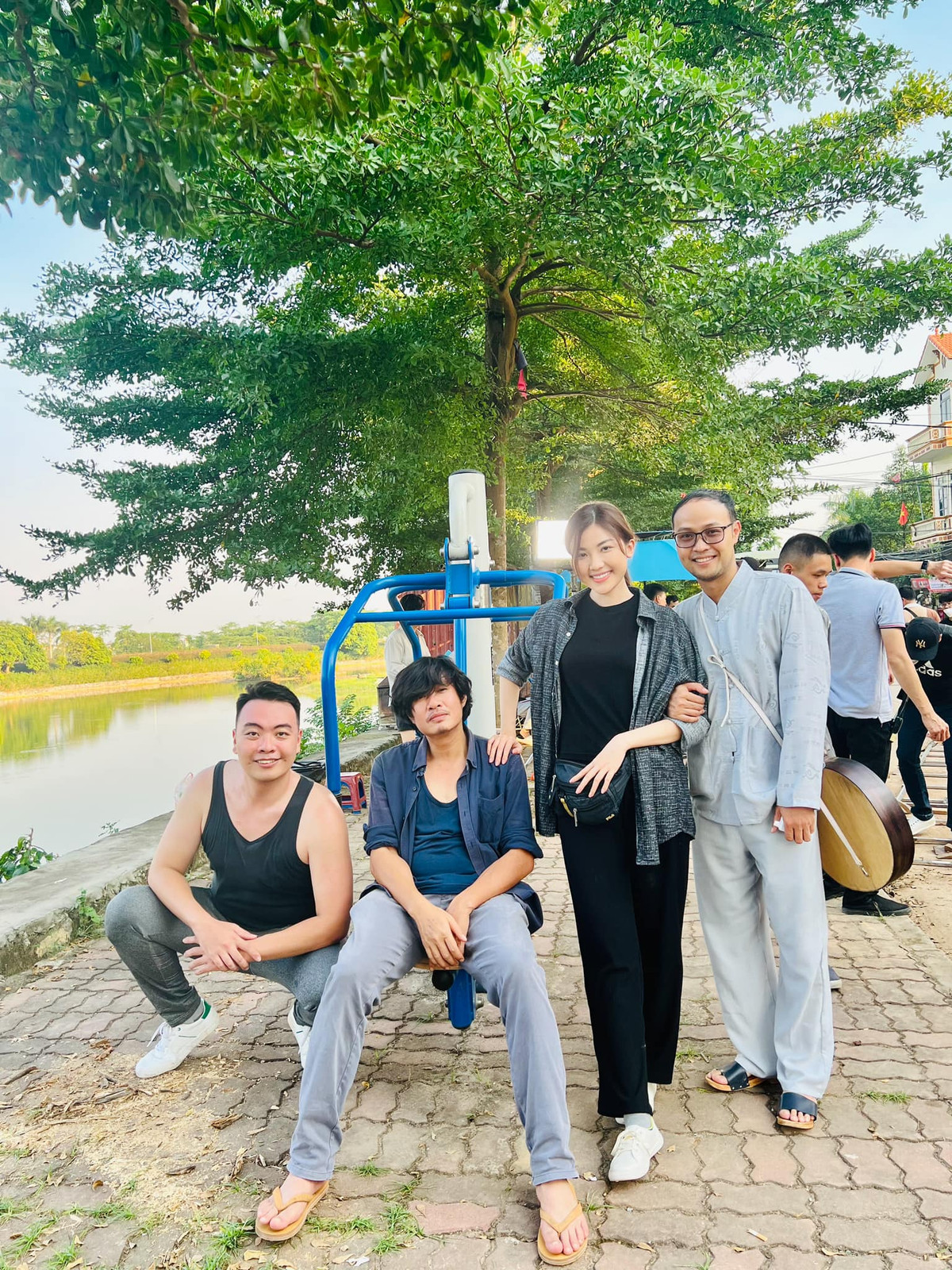 Ngoài đời, nghệ sĩ Thái Sơn cũng có "máu hài" trong người.