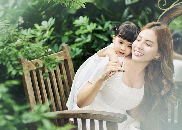 Hiện tại, nhóc tỳ được mẹ Thiên An và gia đình nhà ngoại chăm sóc.