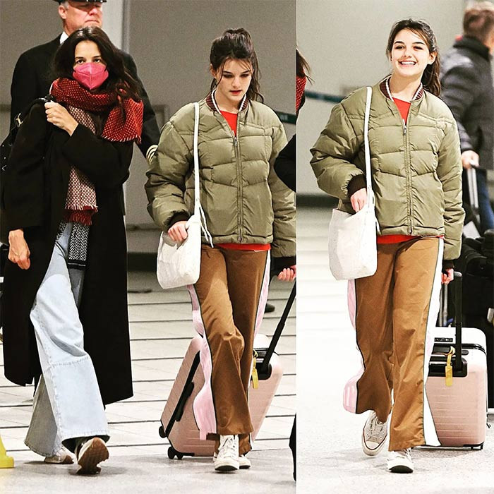 Suri đang nối gót bố mẹ tham gia làng giải trí và gây ấn tượng với khán giả bởi giọng hát ấn tượng. Năm ngoái, cô nhóc đã hát phần mở đầu bài "Blue Moon" trong bộ phim Alone Together của mẹ Holmes.