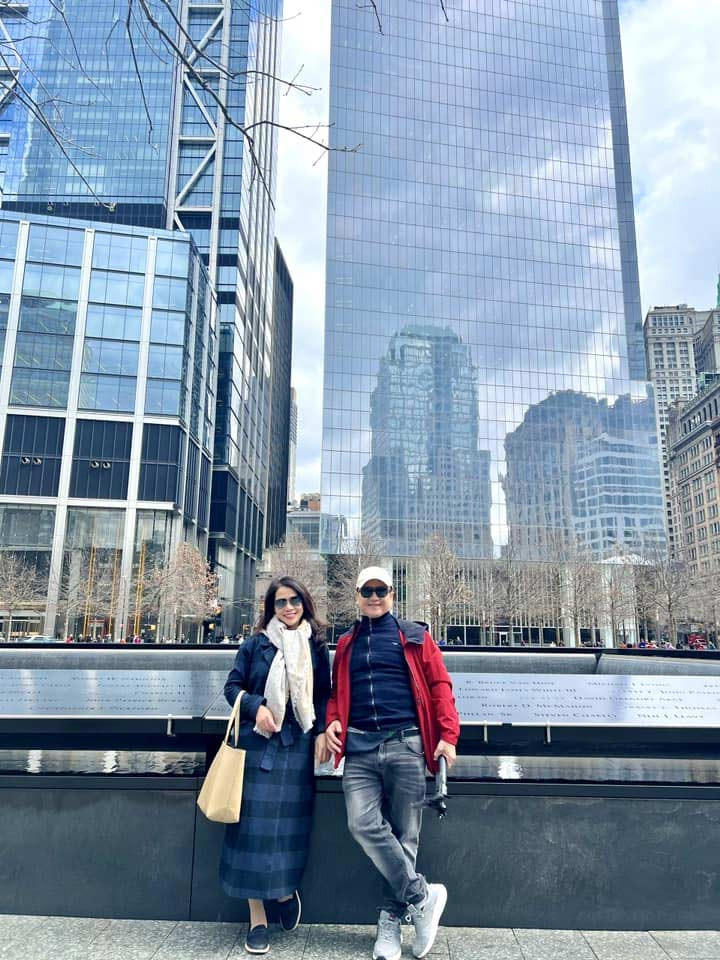 Cặp đôi đã tới một số địa điểm nổi tiếng ở nước Mỹ để tham quan và chụp ảnh.