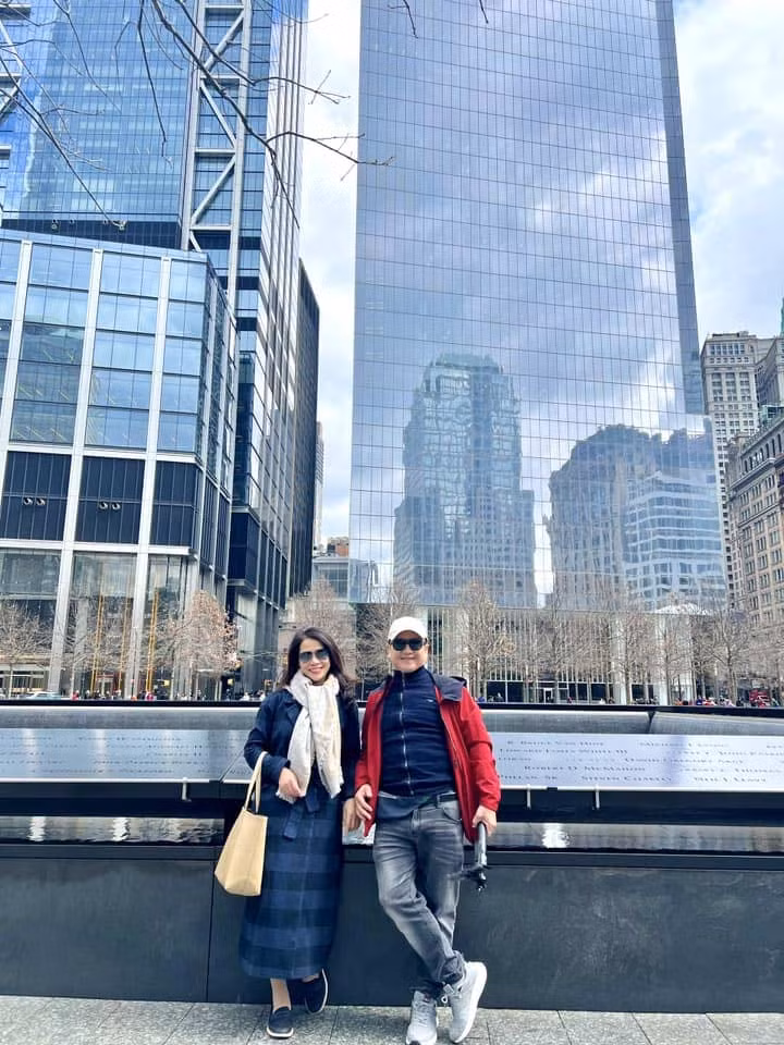 Nghe si Chi Trung dua ban gai di du lich My-Hinh-2