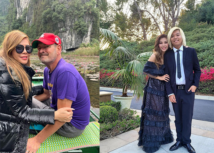 Ở tuổi 48, nữ ca sĩ viên mãn vì sự nghiệp nhiều thành tựu, được chồng yêu chiều và con trai tình cảm. Rời ánh đèn sân khấu, nữ ca sĩ trở thành người phụ nữ chăm sóc gia đình chu đáo và yêu nội trợ. Ngọc Anh giỏi làm các món phong vị Bắc, trồng vườn, thích dọn dẹp nhà cửa. (Ảnh: FBNV)