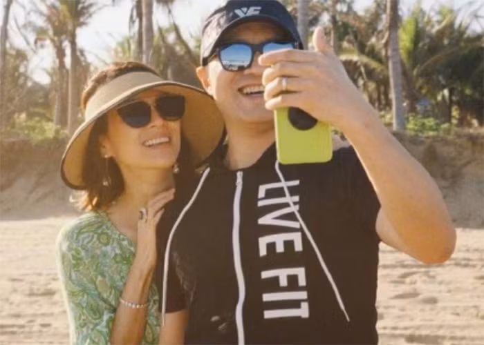 Chiều 23/10/2023, Chương Tử Di và Uông Phong cùng ra thông báo ly hôn trên trang cá nhân. Theo hai người họ chia tay không phải vì thất vọng hay phản bội nhau. (Ảnh: Sina)