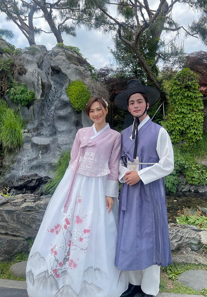 Lãnh Thanh và nữ diễn viên Phương Anh Đào từng hợp tác với nhau trong phim "Black Rose". (Ảnh: FBNV)