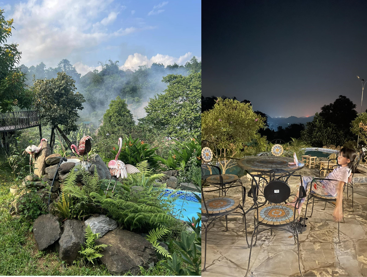 Các con của nam nghệ sĩ vẫn thường xuyên lên trang trại và giúp bố trong việc chăm sóc vườn tược.