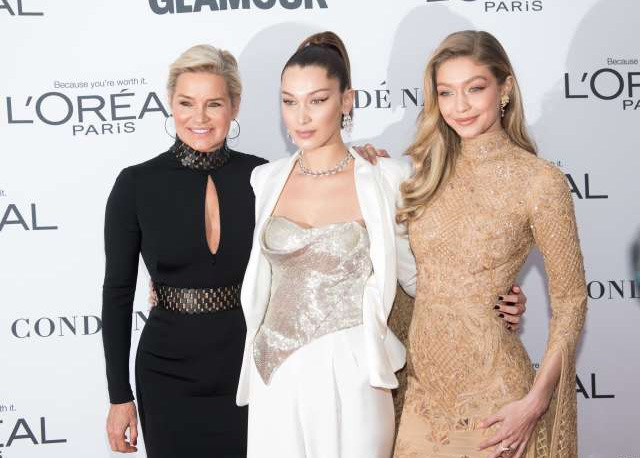 Ba mẹ con Gigi Hadid, Bella Hadid và Yolanda Foster đều là người mẫu nổi tiếng. (Ảnh: Getty Images)