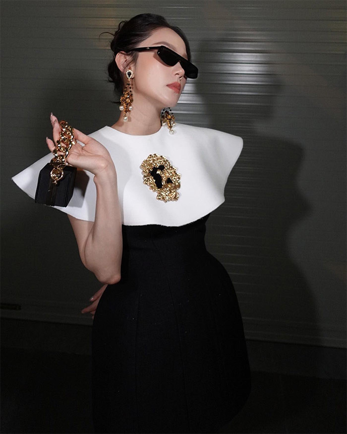 Minh Hằng luôn xuất hiện với dáng vẻ quyến rũ nhất trong các sự kiện dù đang mang thai.