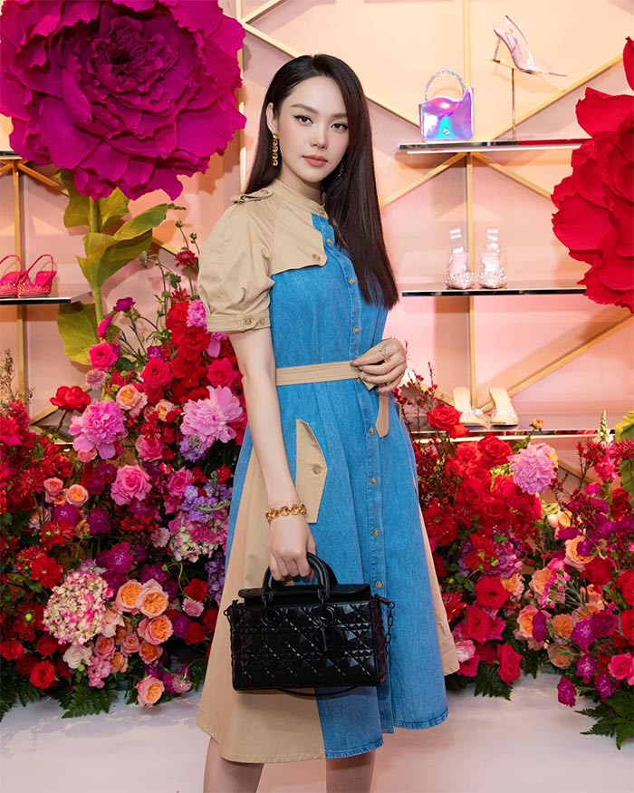 Ở những tháng đầu của thai kỳ, nếu nhìn qua không ai biết Minh Hằng đang mang thai vì trông cô rất thon gọn, vóc dáng không có gì thay đổi.