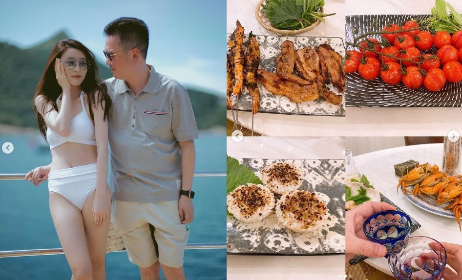 Trên trang Instagram cá nhân, mỹ nhân họ Lâm từng đăng khoảnh khắc lãng mạn bên ông xã tỷ phú hơn 15 tuổi nhân kỷ niệm 5 năm ngày cưới.