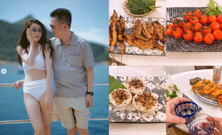 Trên trang Instagram cá nhân, mỹ nhân họ Lâm từng đăng khoảnh khắc lãng mạn bên ông xã tỷ phú hơn 15 tuổi nhân kỷ niệm 5 năm ngày cưới.