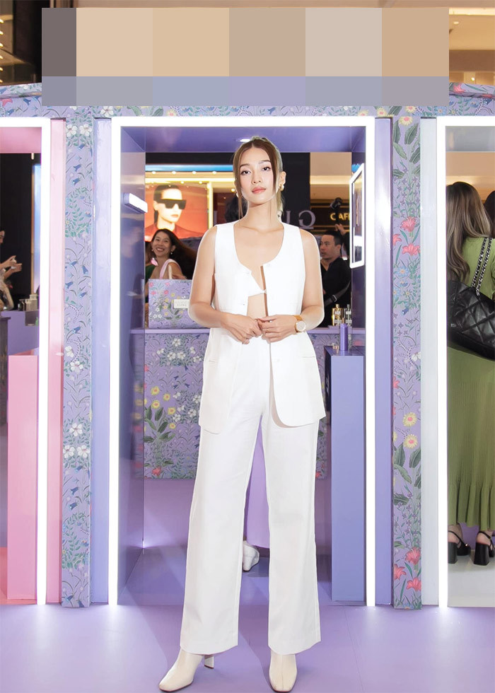 Hình ảnh Khả Ngân gây chú ý tại sự kiện.