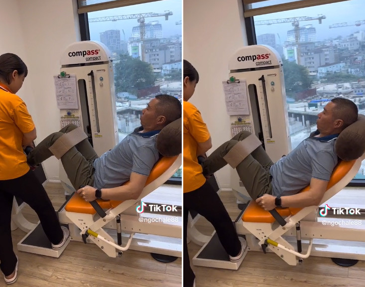 Quá trình chữa trị của anh được bà xã Ngọc Hà cập nhật thường xuyên trên trang cá nhân. Trong các clip, "cô Đẩu" đã rất nỗ lực tập luyện. Ngoài các bài trị liệu trong nước, nghệ sĩ Công Lý còn được vợ đưa sang Nhật truyền tế bào gốc.