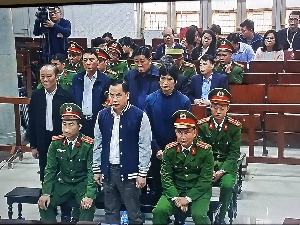 Dự kiến phiên tòa xét xử sẽ kéo dài đến ngày 30/1/2019. (Ảnh chụp qua màn hình).