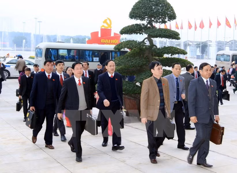 Các đại biểu đến dự Đại hội.