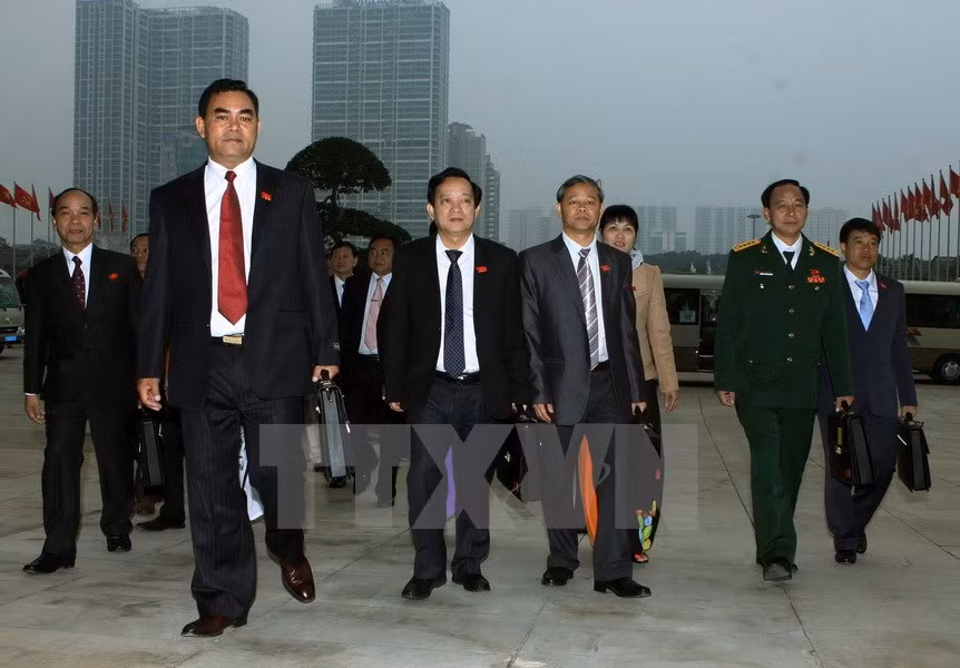 Các đại biểu đến dự Đại hội.