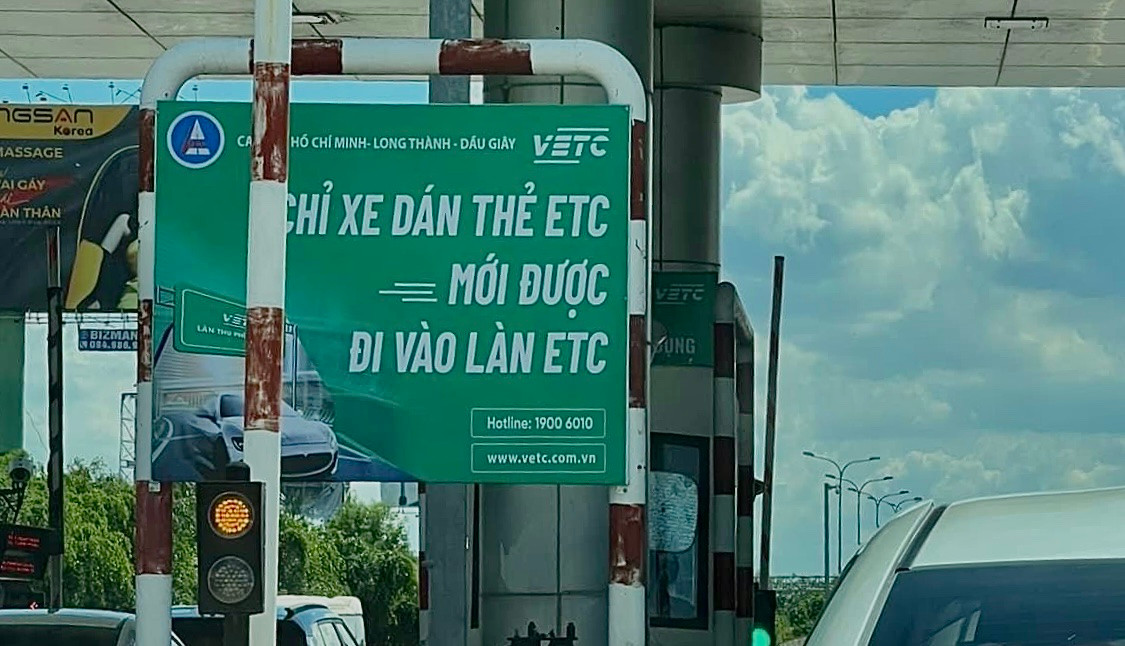 Tu 6/8, thu phi khong dung ETC phai tra phi dan the
