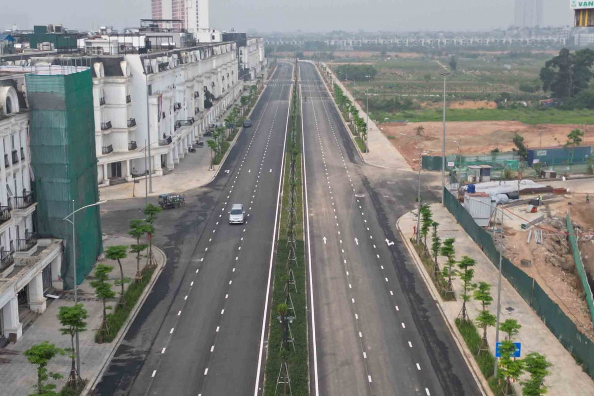 Để thực hiện dự án, quận Nam Từ Liêm đã thu hồi và giải phóng mặt bằng 123.351,5m² đất thuộc địa bàn các phường Mễ Trì, Trung Văn và Đại Mỗ. (Ảnh: Hữu Chánh).