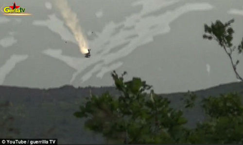 Chiếc trực thăng bị bắn hạ được cho là trực thăng tấn công AH-1W Super Cobra của Thổ Nhĩ Kỳ.