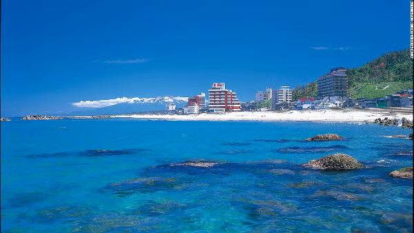 Khu nghỉ dưỡng có suối nước nóng ở Yokohama, tỉnh Yamagata.