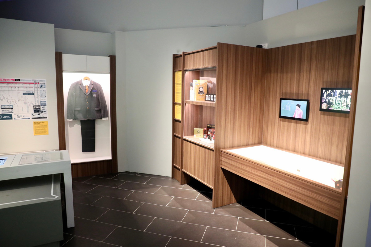 Không gian đặc trưng trong căn phòng của nam sinh Hàn Quốc thời hiện đại.