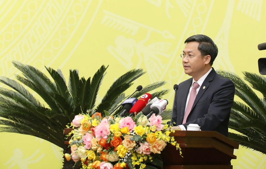 Toan canh khai mac ky hop thu X HDND thanh pho Ha Noi khoa XVI-Hinh-8