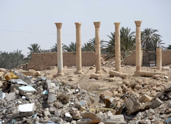 Nhung hinh anh dau tien ve thanh co Palmyra sau giai phong-Hinh-2