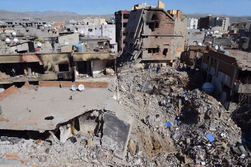 Thi tran Cizre hoang tan sau 