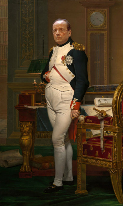 “Hoàng đế Napoleon Bonaparte”, Tổng thống Pháp Francois Hollande.