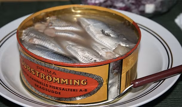 Món cá thối Surströmming là đặc sản của quốc gia Thụy Điển. Mặc dù là đặc sản nhưng không phải người nào cũng có thể thưởng thức sau khi ngửi thấy mùi của món ăn này.