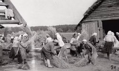 Nụ cười rạng rỡ của những người nông dân trong mùa thu hoạch.