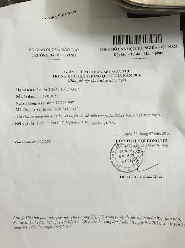 Bi tu choi cho hoc nganh cong an, nu sinh viet don “keu cuu“-Hinh-2