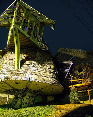 Nhà nấm ở Ohio, Mỹ.