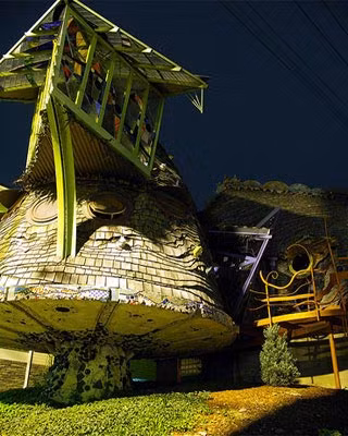 Nhà nấm ở Ohio, Mỹ.