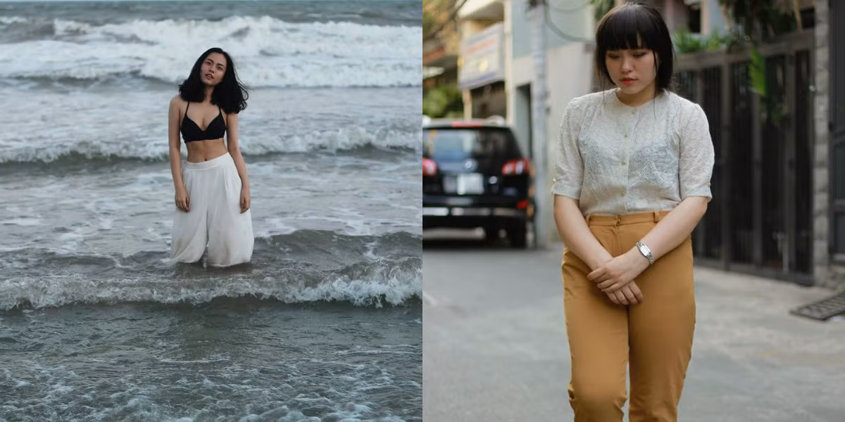 Vì có thân hình béo nên mặc gì cũng không đẹp, làm gì cũng thấy nặng nề, Hà Trúc từng sống trong cảm giác đau khổ, tự tin khi luôn làm tâm điểm ném đá của bạn học.