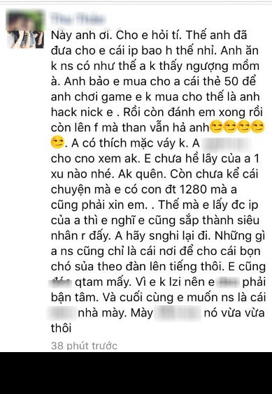Chưa rõ thực hư câu chuyện và cặp đôi này ai đúng ai sai, nhưng hiện một bộ phận cư dân mạng từng chỉ trích nữ nhân vật chính đã quay sang bày tỏ sự đồng cảm với cô gái này.