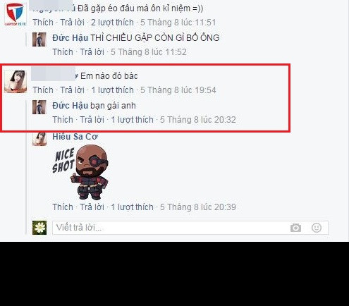 Bạn bè, cư dân mạng thi nhau hỏi thăm về danh tính cô gái trẻ, cùng với đó là quan hệ thực sự giữa hai người. Trong một bình luận trả lời bạn hỏi cô gái trẻ đi cùng mình là ai, Lệ Rơi thẳng thắn trả lời: "Bạn gái anh". Đây là lần đầu tiên Lệ Rơi rõng rạc tuyên bố việc mình có bạn gái, thậm chí là đăng ảnh công khai, lộ mặt bạn gái mình lên Facebook, bất chấp việc có thể bị nhiều người xì xào, bàn tán. Chính vì thế, phần lớn cư dân mạng Việt đã tỏ ra vô cùng bất ngờ với hành động này.