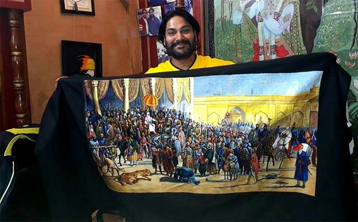 Hoa si ve tranh bang... may may doc nhat vo nhi-Hinh-2