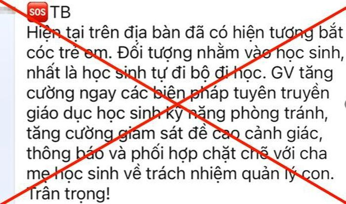 Hà Nội: Thông tin "bắt cóc trẻ em" ở quận Hoàng Mai là bịa đặt Ha Noi: Thong tin