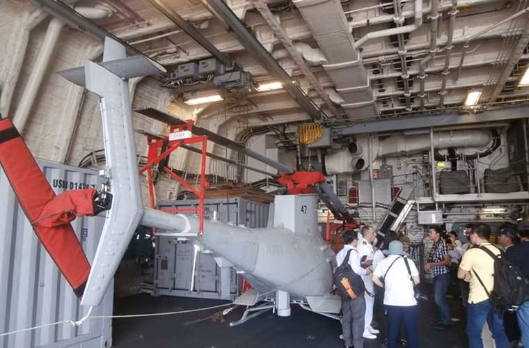 MQ-8B đạt tốc độ bay 213km/h, bán kính tác chiến 203km với thời gian hoạt động liên tục 8 tiếng. Ảnh: Lao động