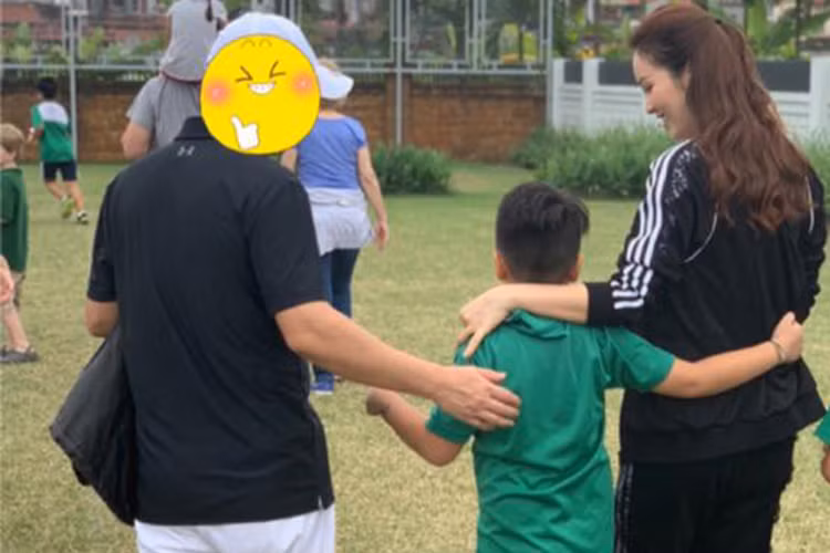 Nhiều tin đồn cuộc hôn nhân của Thụy Vân không êm đẹp. Trước nghi vấn này, nàng á hậu mới đây đã lên tiếng phủ nhận. Ảnh: FBNV