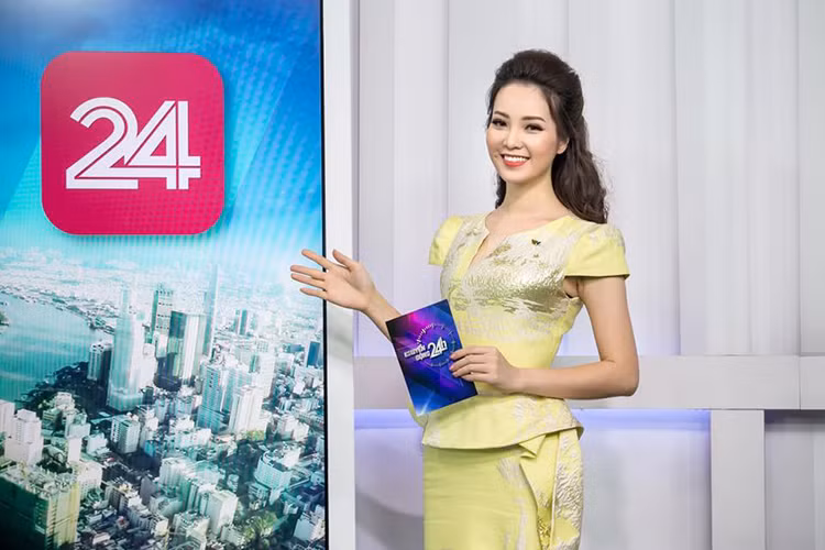 Người đẹp hiện là MC, biên tập viên của VTV. Ảnh: FBNV
