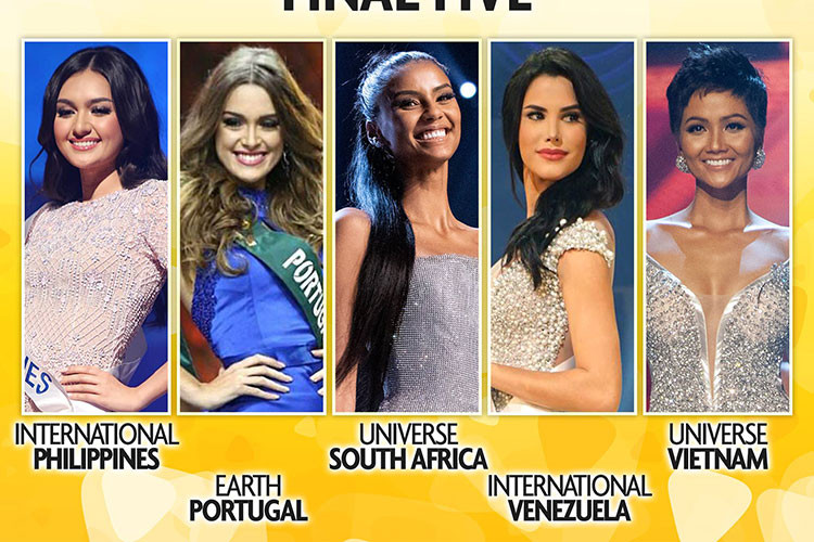 Tiêu chí chấm giải Hoa hậu đẹp nhất thế giới 2018 gồm vẻ đẹp và sức hấp dẫn vượt thời gian, các phần trình diễn cùng sức ảnh hưởng toàn cầu. Top 5 được lựa chọn từ top 112 thí sinh tham gia các cuộc thi nhan sắc quốc tế năm 2018.