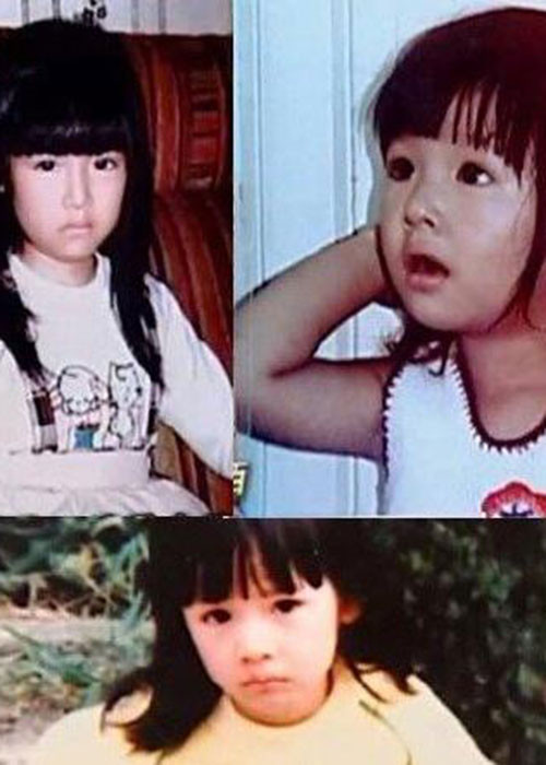 Lâm Tâm Như hồi nhỏ sở hữu gương mặt đáng yêu. Do sinh ra trong gia đình bố mẹ ly hôn nên cô độc lập từ bé. Ảnh: 163