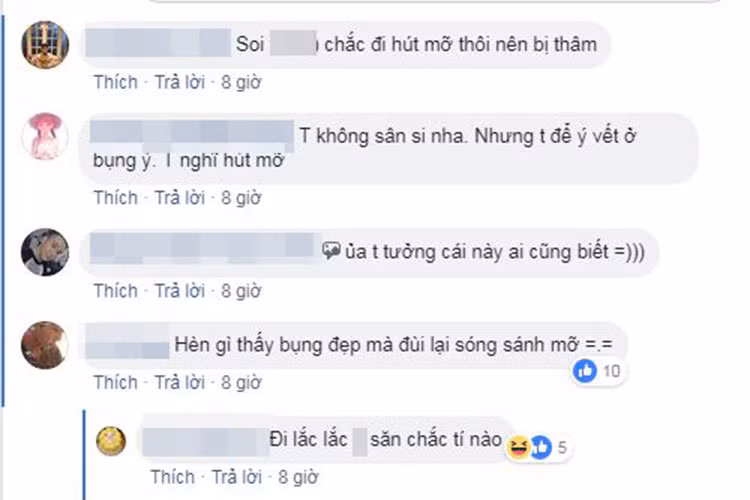 Một số cư dân mạng đặt nghi vấn người đẹp sinh năm 1995 nâng ngực, hút mỡ để có vóc dáng hoàn hảo. Ảnh: Ngôi sao