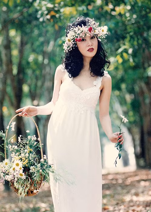 “Tình khúc 68”, “Kiều Nguyệt Nga”, “Nước mắt học trò”, “Bông hồng đẫm lệ”...là những bộ phim có sự tham gia của Mộng Vân. Ảnh: Dân Việt