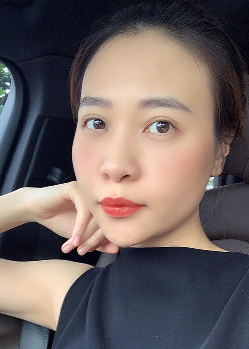 Nhiều cư dân mạng đặt nghi vấn Đàm Thu Trang tăng cân vì có tin vui. Ảnh: FBNV