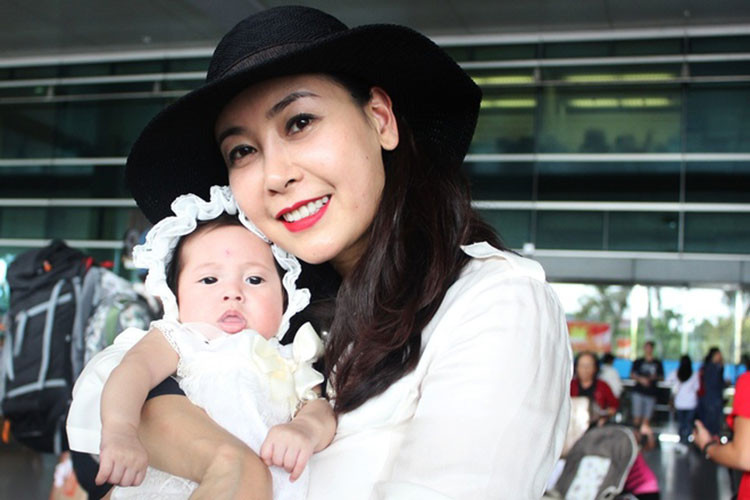 Ở độ tuổi 39, người đẹp trẻ nhất khi đăng quang Hoa hậu Việt Nam hạnh phúc được làm mẹ lần thứ 3. Ảnh: Sài Gòn News