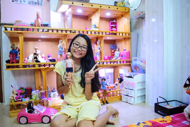 Kiếm tiền tỷ ở độ tuổi còn nhỏ, Phương Mỹ Chi phụ giúp gia đình của em rất nhiều. Ảnh: Zing